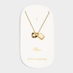 Katie Loxton 'Mum' Waterproof Gold Charm Necklace