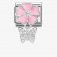 Nomination CLASSIC Pink Flower Butterfly Dropper Charm