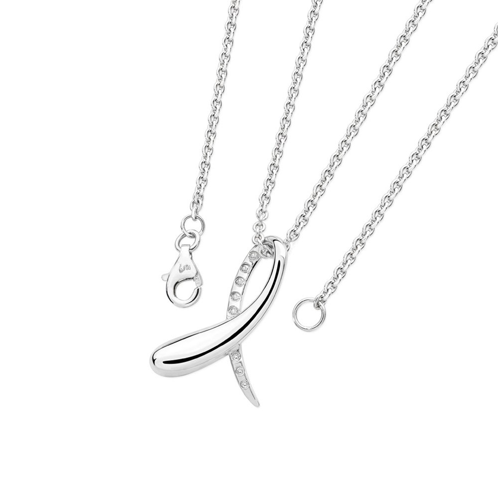 Lucy Q Diamond set Sycamore Necklace  Canterbury House Jewellers