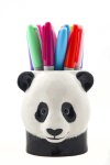 Panda Face Pencil Pot by Quail