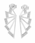 Lucy Quartermaine Art Deco Angel Wing Stud Earrings