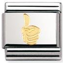 Nomination 18ct Gold Thumbs Up Charm.