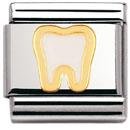 Nomination Classic 18ct & Enamel Tooth Charm