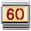 Nomination 18ct Gold & Enamel 60 Charm