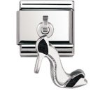 Nomination High Heel Shoe Silver & Enamel Classic Charm | Just My Gifts