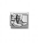 Nomination Silver Boots Relief Charm