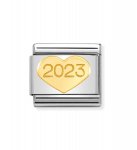 Nomination 18ct Gold 2023 Heart Charm.