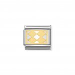 Nomination 18ct Gold Plate Rhombus