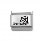 Nomination Silver September Morning Glory Charm