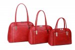 Red Handbag Triple Set