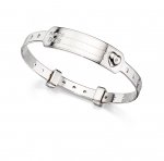 Silver D For Diamond Silver Baby Name Bangle