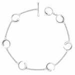 Lucy Quartermaine Silver Luna Station Bracelet