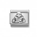 Nomination Silver Oxidised Buddha Charm