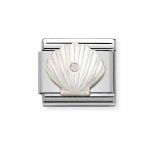 Nomination Silver Shine Shell Mother of Pearl Stone