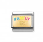 Nomination 18ct Gold Family Charm