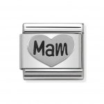 Nomination Silver MAM Heart Charm