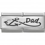 NOM DOUBLE ENGRAVED INFINITE DAD SIL