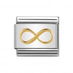 Nomination 18ct Gold Infinity Charm