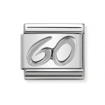 Nomination Silver Number 60 Charm