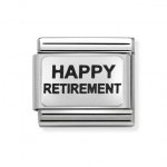 Nomination Silver Shine Happy Retirement Charm