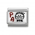 Nomination Silver Shine Enamel Grandpa Charm