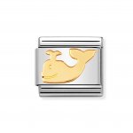 Nomination 18ct Gold  Whale Charm.