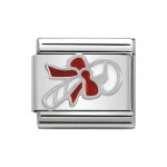 Nomination Classic Silver Candy Cane Charm.
