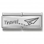 NOM DOUBLE ENGRAVED TRAVEL SIL SHINE