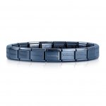 Nomination Blue Plate Classic Bracelet  19 link Bracelet