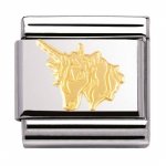 Nomination 18ct Gold Unicorn Charm.