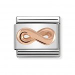 Nomination 9ct Rose Plate Infinity Charm