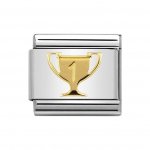 Nomination 18ct Gold No.1 Trophy Charm.
