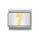 Nomination 18ct Gold number Seven / 7  Charm.