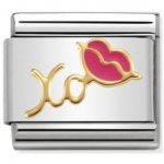 Nomination Pink XO with Lips Charm