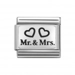 Nomination Silver Shine Mr & Mrs Charm