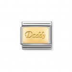Nomination 18ct Gold Plate Daddy Charm