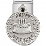 Nomination Silver Shine Round Silver Birthday Charm