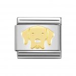 Nomination 18ct Labrador Dog Charm.