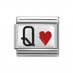Nomination Silver Shine Queen of Hearts Charm