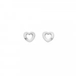 Hot Diamonds Sterling Silver Diamond set Heart Stud earrings
