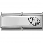 Nomination 18ct Silver Shine Dog Double Charm