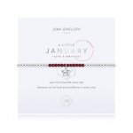 A LITTLE BIRTHSTONE JANUARY GARNET BRACELET
