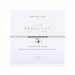 A LITTLE BIRTHSTONE FEBRUARY AMETHYST BRACELET