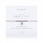 A LITTLE BIRTHSTONE FEBRUARY AMETHYST BRACELET