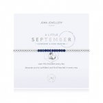 A LITTLE BIRTHSTONE SEPTEMBER LAPIS BRACELET