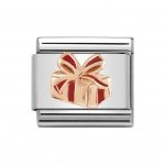 Nomination 9ct Rose Gold & Red Enamel Gift Charm