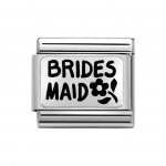 Nomination Silver Bridesmaid Plates Charm