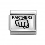 Nomination Stainless Steel & Silver Shine Classic Silver Partners (Partners In Crime) Fist Charm