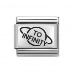 Nomination Silver Classic Silver To Infinity Planet Charm