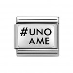 Nomination Stainless Steel & Silver Shine Classic Silver #UNOAME Charm